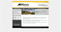 Desktop Screenshot of mann-properties.com